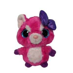 Aurora YooHoo Friends Lemur Plush Pink White 6 Inch